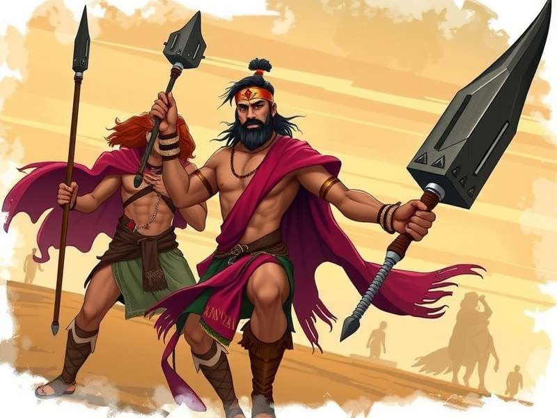 Indian Mythology Characters in Valiant Mace Warriors